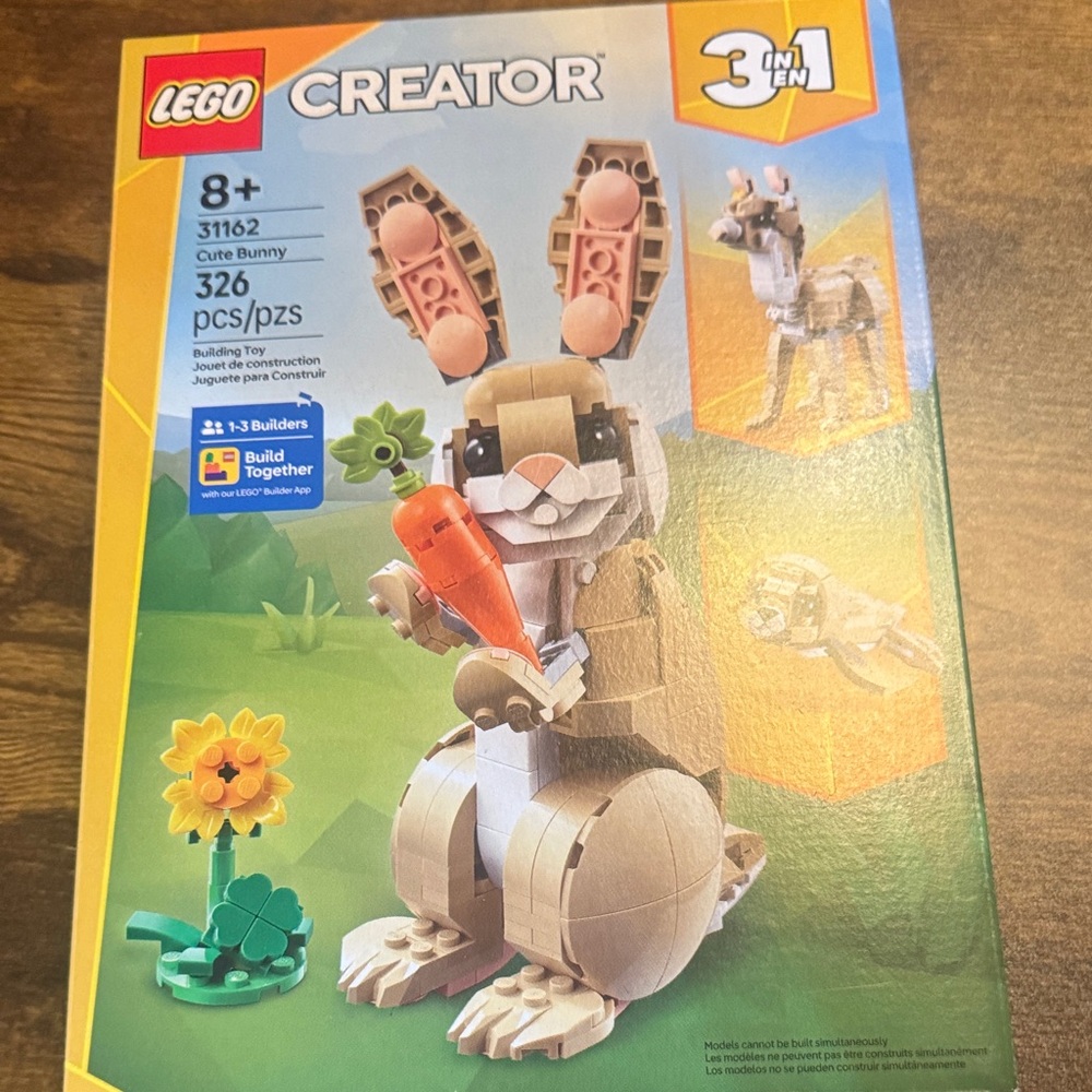 LEGO Creator Tan and White Bunny Set